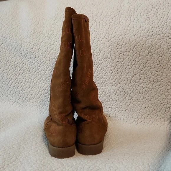 Juicy Couture genuine leather embroidered logo sherpa lined rubber sole t… - Picture 7 of 13